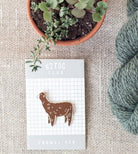 PINS ALPAGA MARRON - Twig & Horn