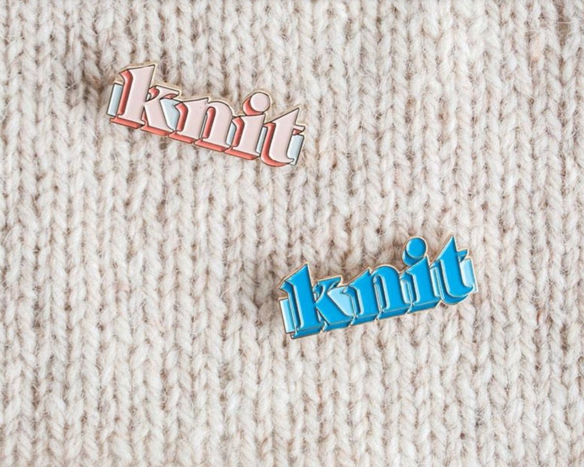 Bleu PINS KNIT - Twig & Horn