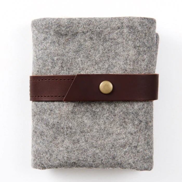 Light Gray POCHETTE EN LAINE POUR AIG. INTERCHANGEABLES TWIG&HORN - Twig & Horn
