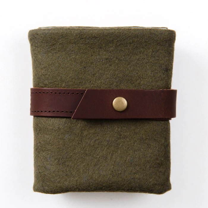 Olive POCHETTE EN LAINE POUR AIG. INTERCHANGEABLES TWIG&HORN - Twig & Horn