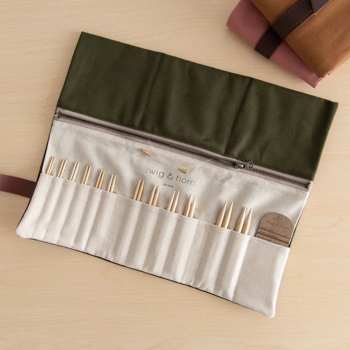 Camel POCHETTE EN TISSU POUR AIG. INTERCHANGEABLES TWIG&HORN - Twig & Horn