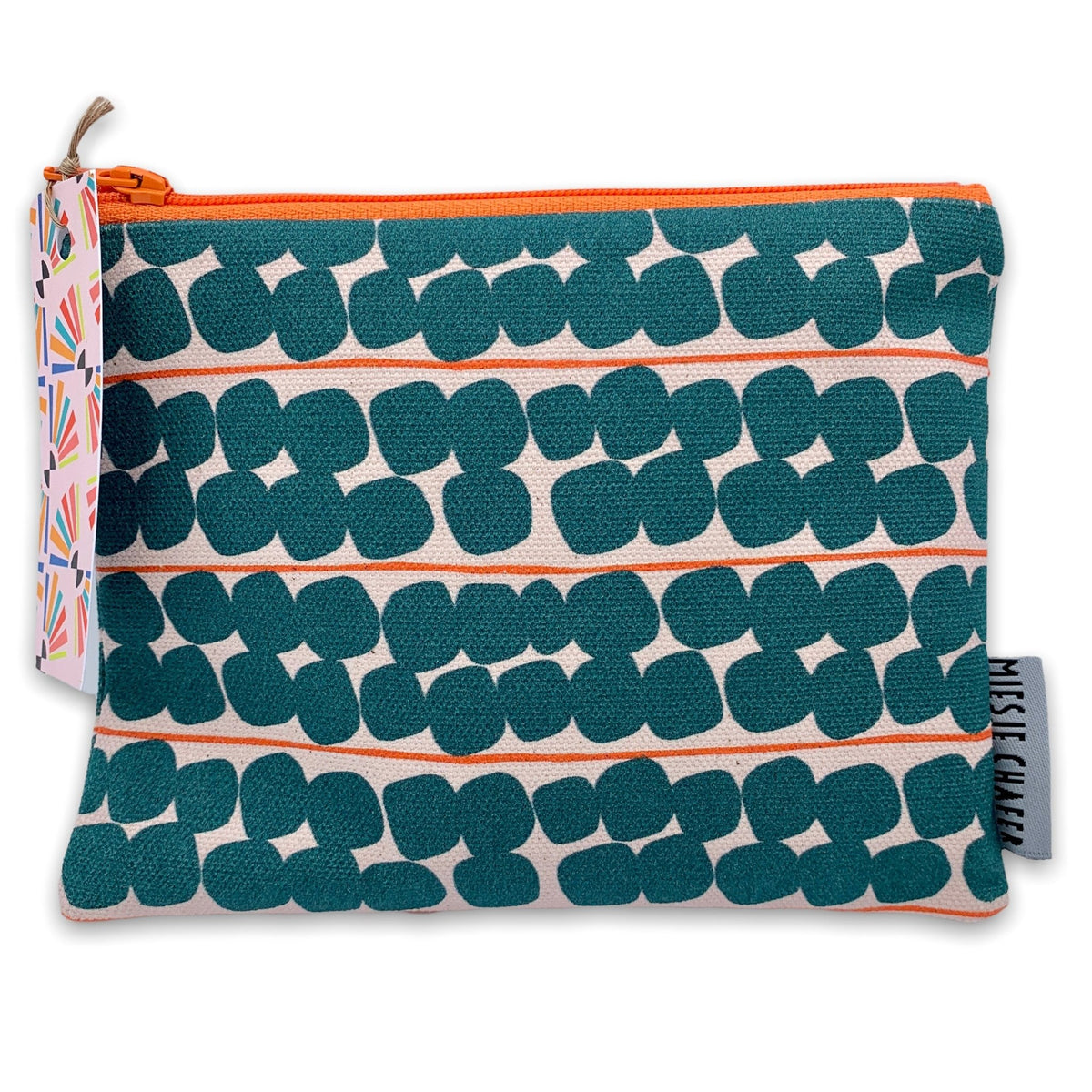 Turtle Dark Teal POCHETTE - Miesje Chafer - Miesje Chafer