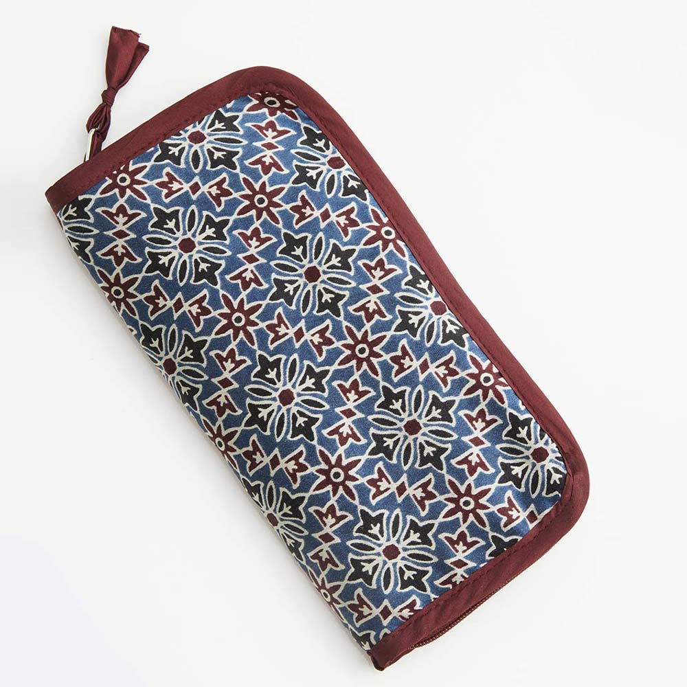 Pochette pour aiguilles à double pointe Ajrak (vide) - Lantern Moon