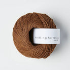 Dark Cognac Pure Silk - Knitting for Olive
