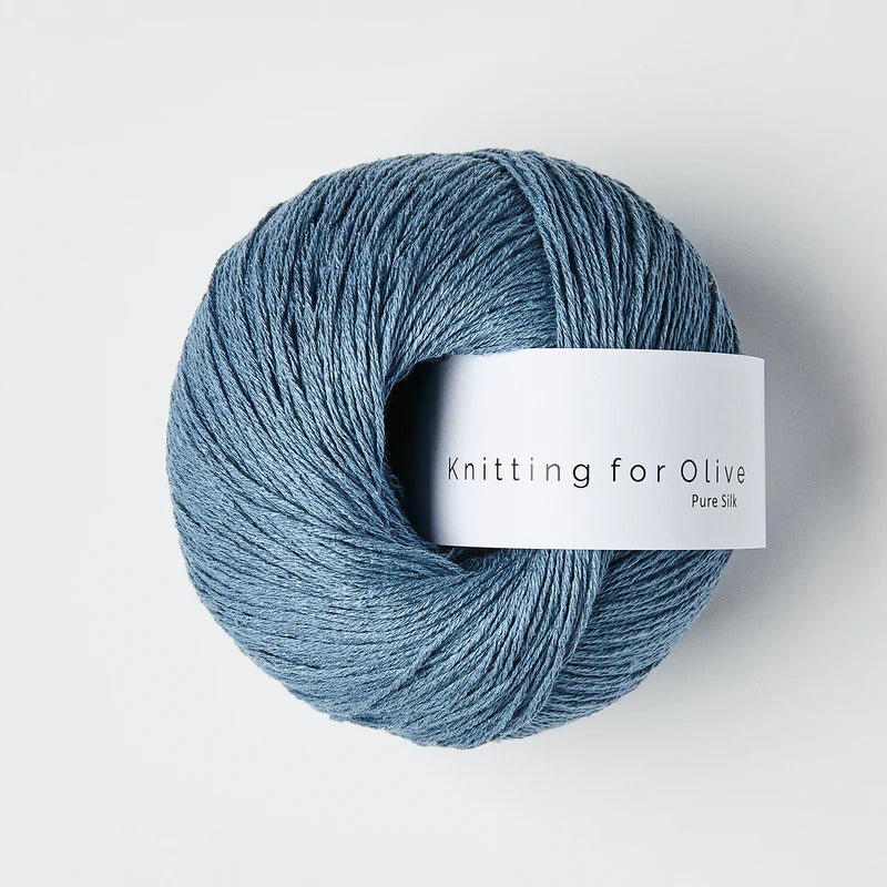 Dove Blue Pure Silk - Knitting for Olive