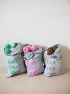 Marron SAC A TRICOT EN COTON RECYCLE - Sandnes Garn