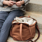 Rust SAC A TRICOT EN TISSU TWIG&HORN - Twig & Horn