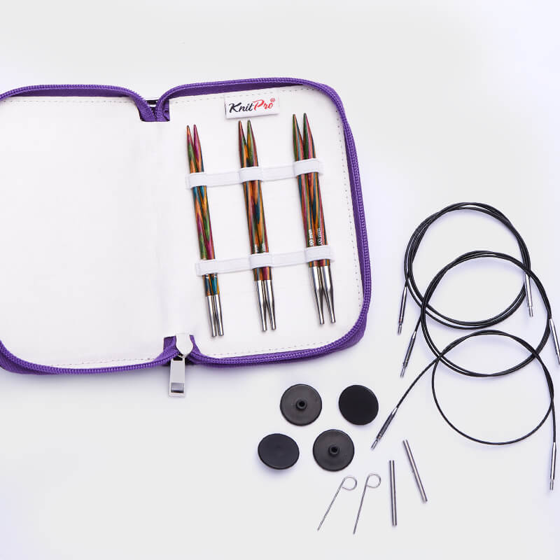 Set d'aiguilles circulaires interchangeables Symfonie Starter - Knit Pro