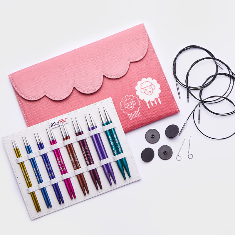 Set d'aiguilles circulaires interchangeables Zing Deluxe - Knit Pro
