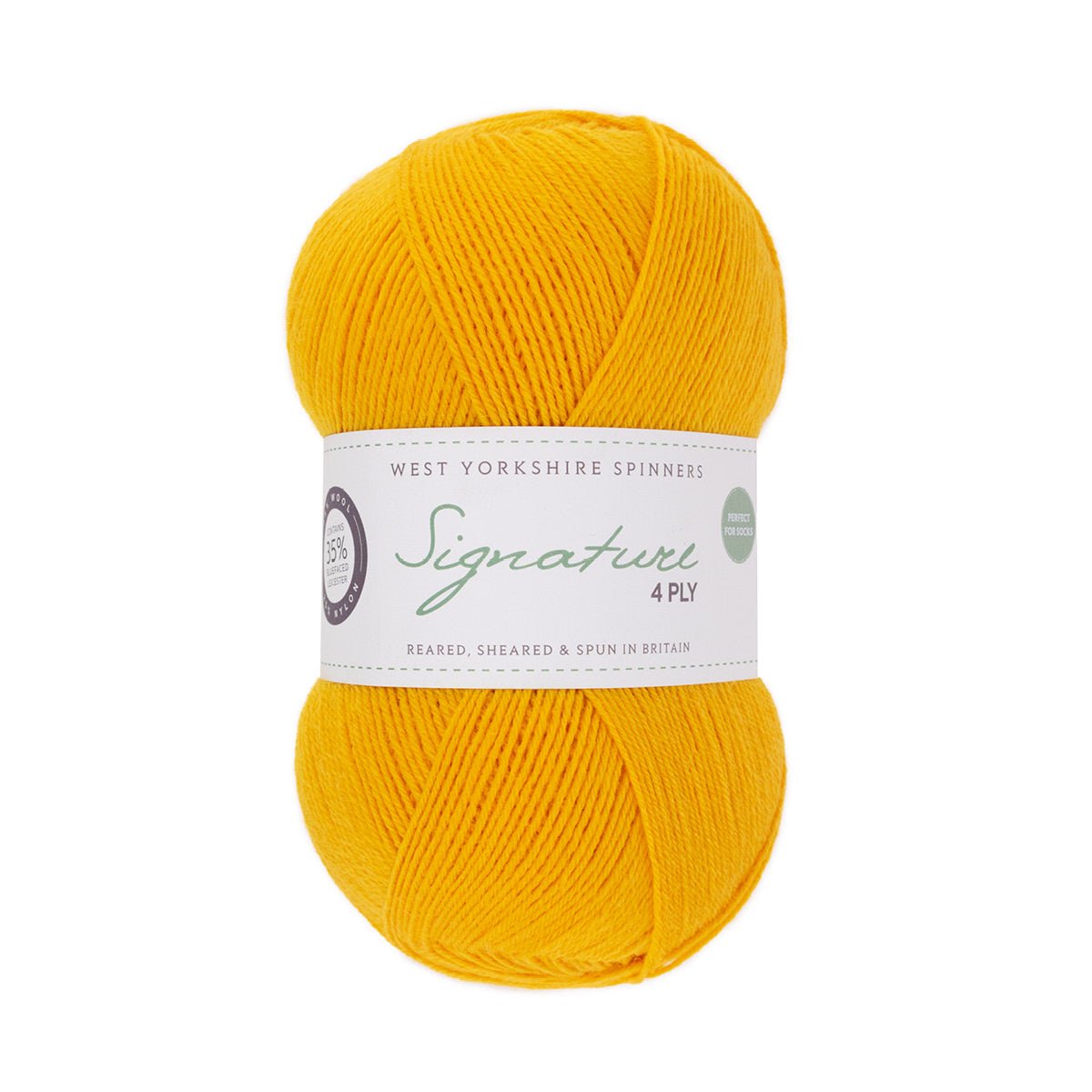 1001 - Sunflower SIGNATURE 4PLY - HAPPY FEET COLLECTION - West Yorkshire Spinners