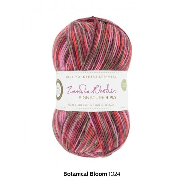 1024 - Botanical Bloom SIGNATURE 4PLY – ZANDRA RHODES - West Yorkshire Spinners