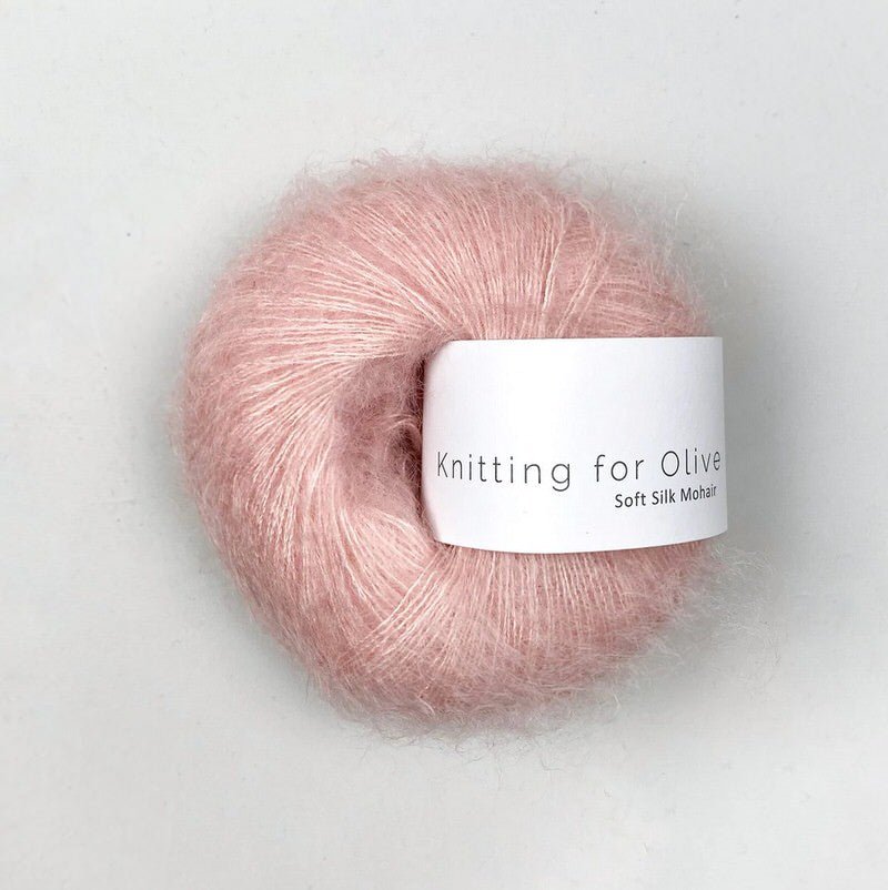 Poppy Rose Soft Silk Mohair - Knitting for Olive