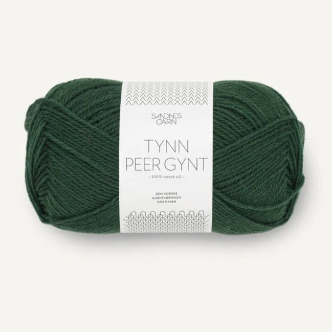 8082 Skoggrønn Tynn Peer Gynt - Sandnes Garn