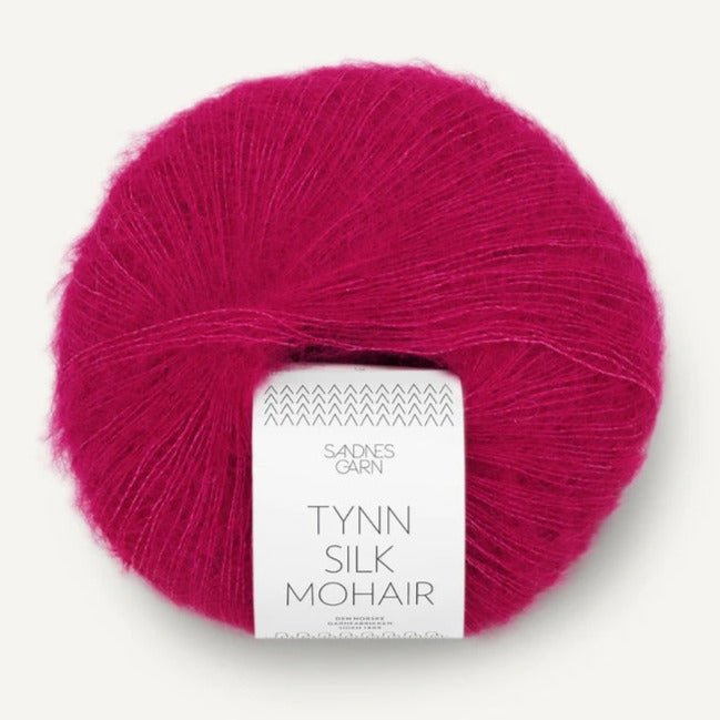 4600 - Jazzy Pink Tynn Silk Mohair - Sandnes Garn